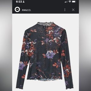 RW&CO blouse see through